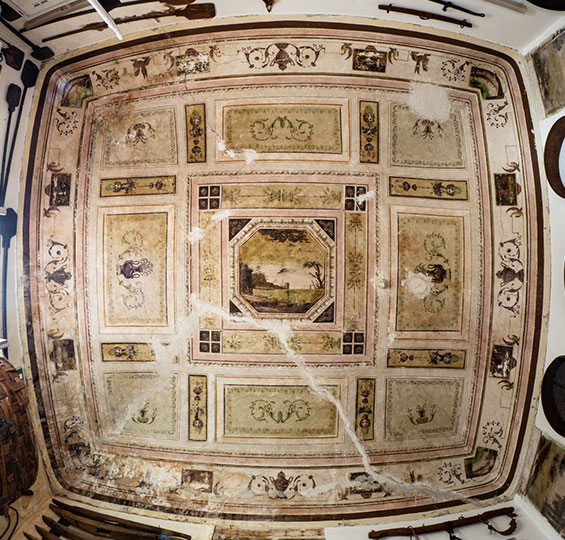 Soffitti decorati in stile liberty – Palazzo Ardizzone
